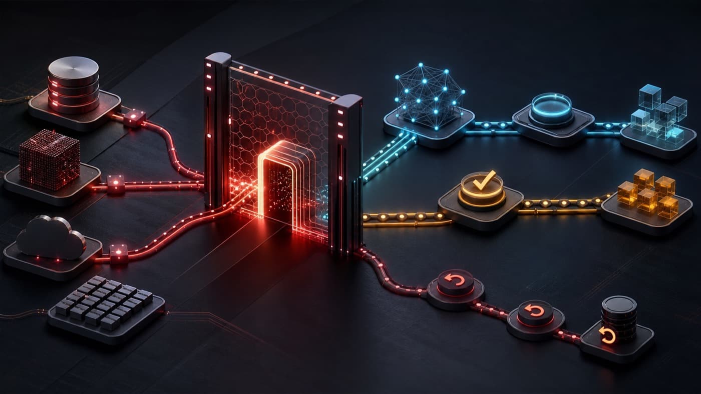 AI governance decision boundaries enforced inside a production workflow