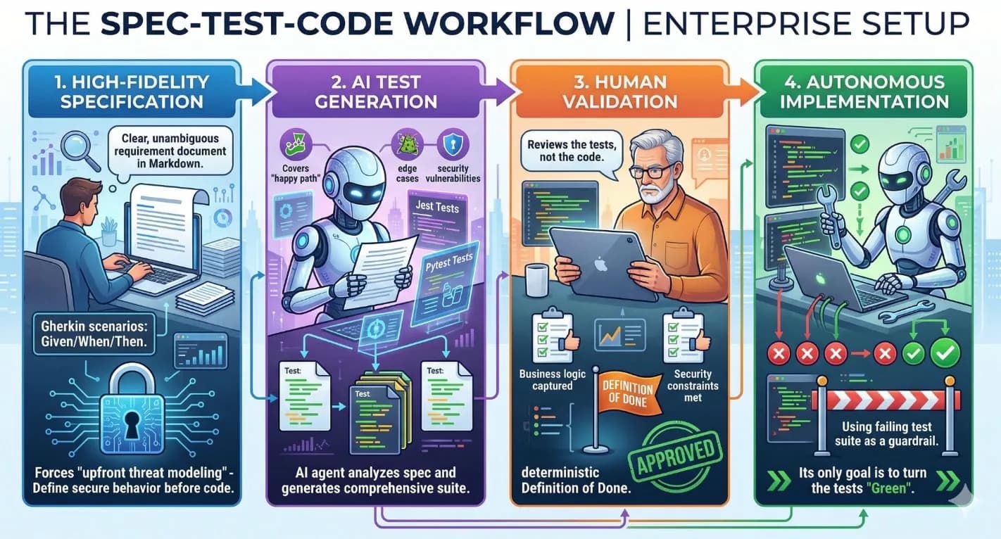 The Spec-Test-Code Workflow - Enterprise Setup