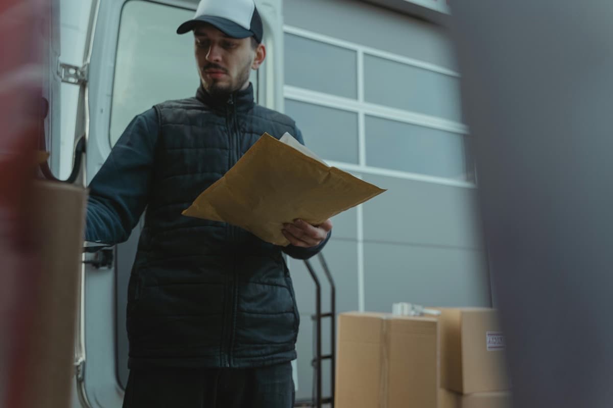 Secure anonymous claim submission portal for international courier services