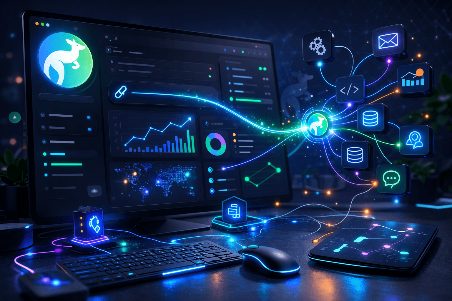 Roo smart link shortening platform dashboard